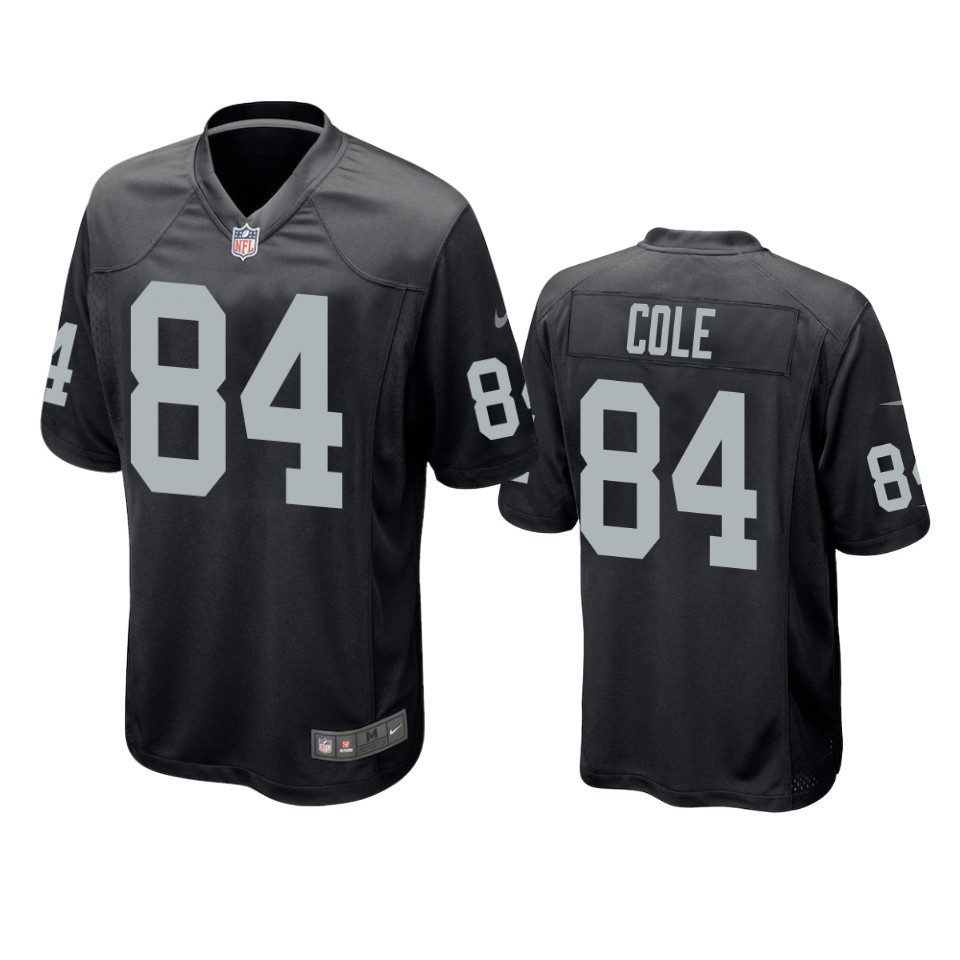 Keelan Cole Las Vegas Raiders Black Game Jersey 1 raiders keelan cole game black jersey