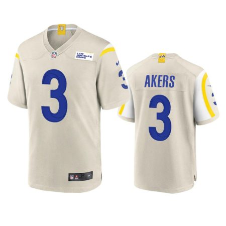 Cam Akers Los Angeles Rams Bone Game Jersey