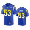 Ernest Jones Los Angeles Rams Royal Game Jersey 2 rams ernest jones game royal jersey