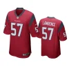 Houston Texans Rashard Lawrence Red Game Jersey 2 rashard lawrence texans red game jersey