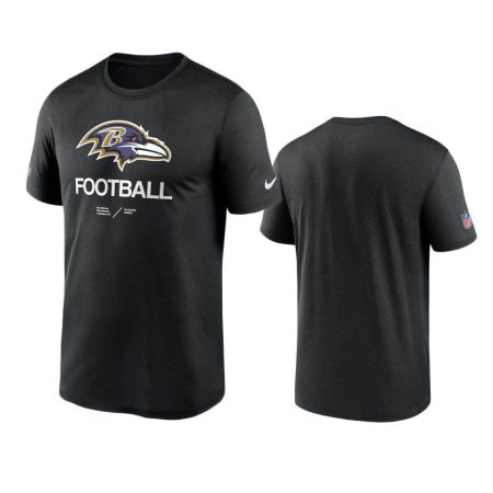 Baltimore Ravens Black Infographic Performance T-Shirt