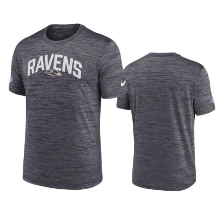 Baltimore Ravens Black Velocity Athletic Stack Performance T-Shirt