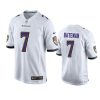 Rashod Bateman Baltimore Ravens White Game Jersey 3 ravens rashod bateman game white jersey