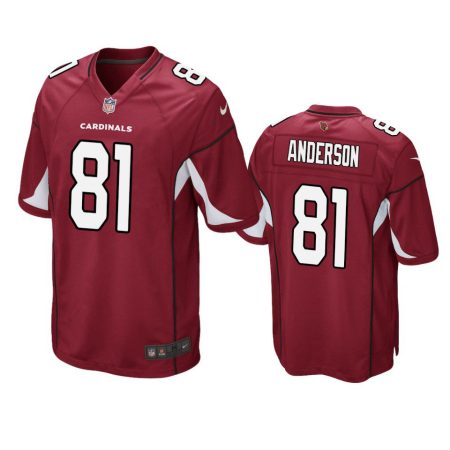 Arizona Cardinals Robbie Anderson Cardinal Game Jersey