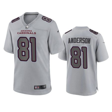 Arizona Cardinals Robbie Anderson Gray Atmosphere Fashion Game Jersey