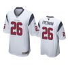 Houston Texans Royce Freeman White Game Jersey 2 royce freeman texans white game jersey