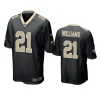 Jamaal Williams New Orleans Saints Black Game Jersey 3 saints jamaal williams game black jersey