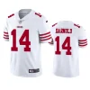 San Francisco 49ers Sam Darnold White Vapor Limited Jersey - Men's 3 sam darnold 49ers white vapor limited jersey
