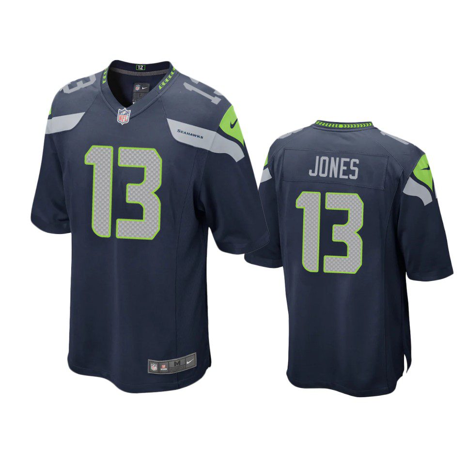 Josh Jones Seattle Seahawks College Navy Game Jersey 1 seahawks josh jones game college navy jersey