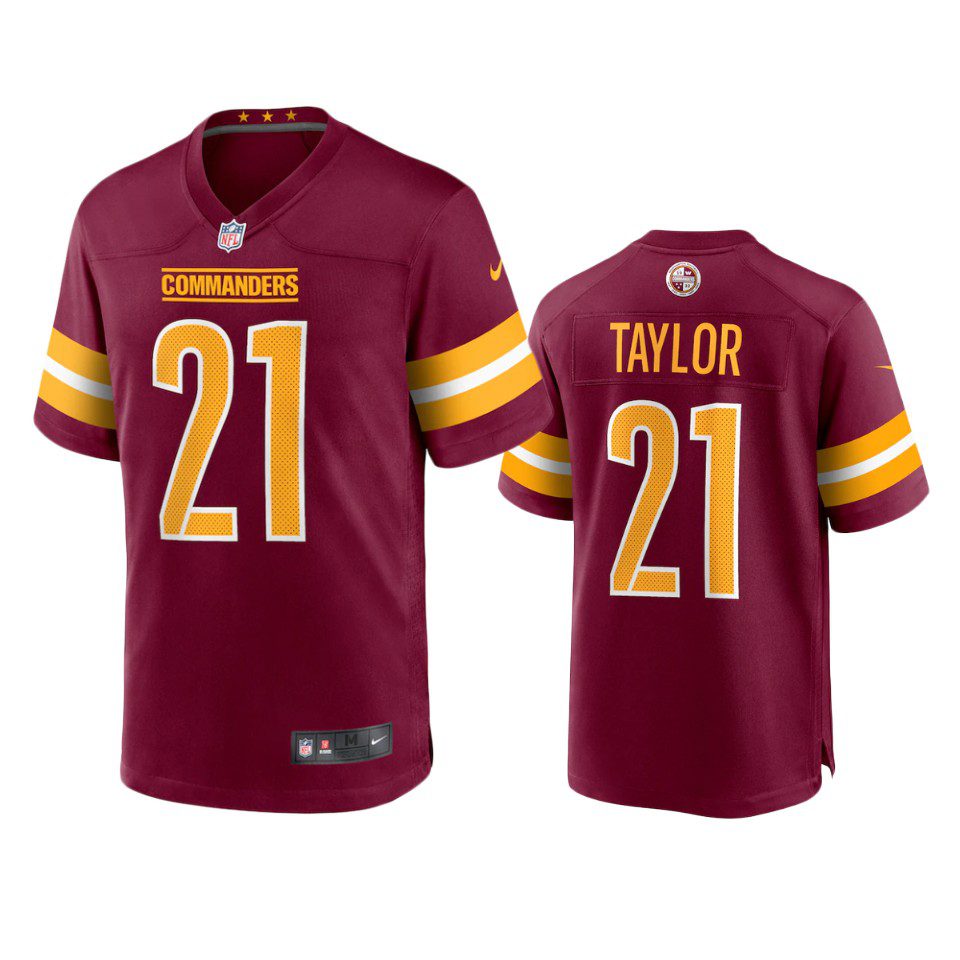 Washington Commanders Sean Taylor Burgundy Game Jersey 1 sean taylor commanders burgundy game jersey