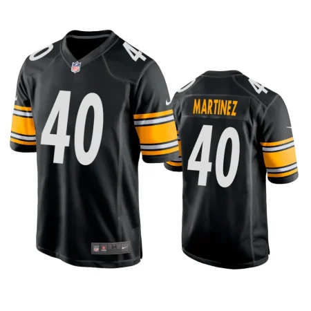 Blake Martinez Pittsburgh Steelers Black Game Jersey