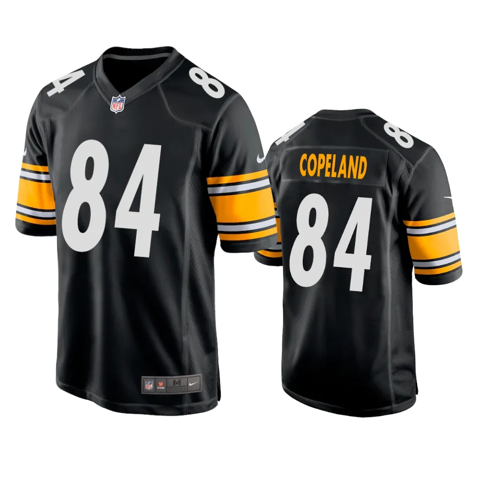 Jacob Copeland Pittsburgh Steelers Black Game Jersey 1 steelers jacob copeland game black jersey