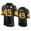 Jaylon Smith Pittsburgh Steelers Black Alternate Game Jersey 3 steelers jaylon smith alternate game black jersey