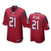 Houston Texans Steven Nelson Red Game Jersey 2 steven nelson texans game red jersey