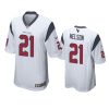 Houston Texans Steven Nelson White Game Jersey 2 steven nelson texans game white jersey