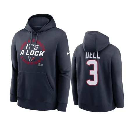 Tank Dell Houston Texans Navy 2023 AFC South Division Champions Locker Room Trophy Collection Hoodie