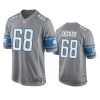 Detroit Lions Taylor Decker Silver Game Jersey 2 taylor decker lions game silver jersey