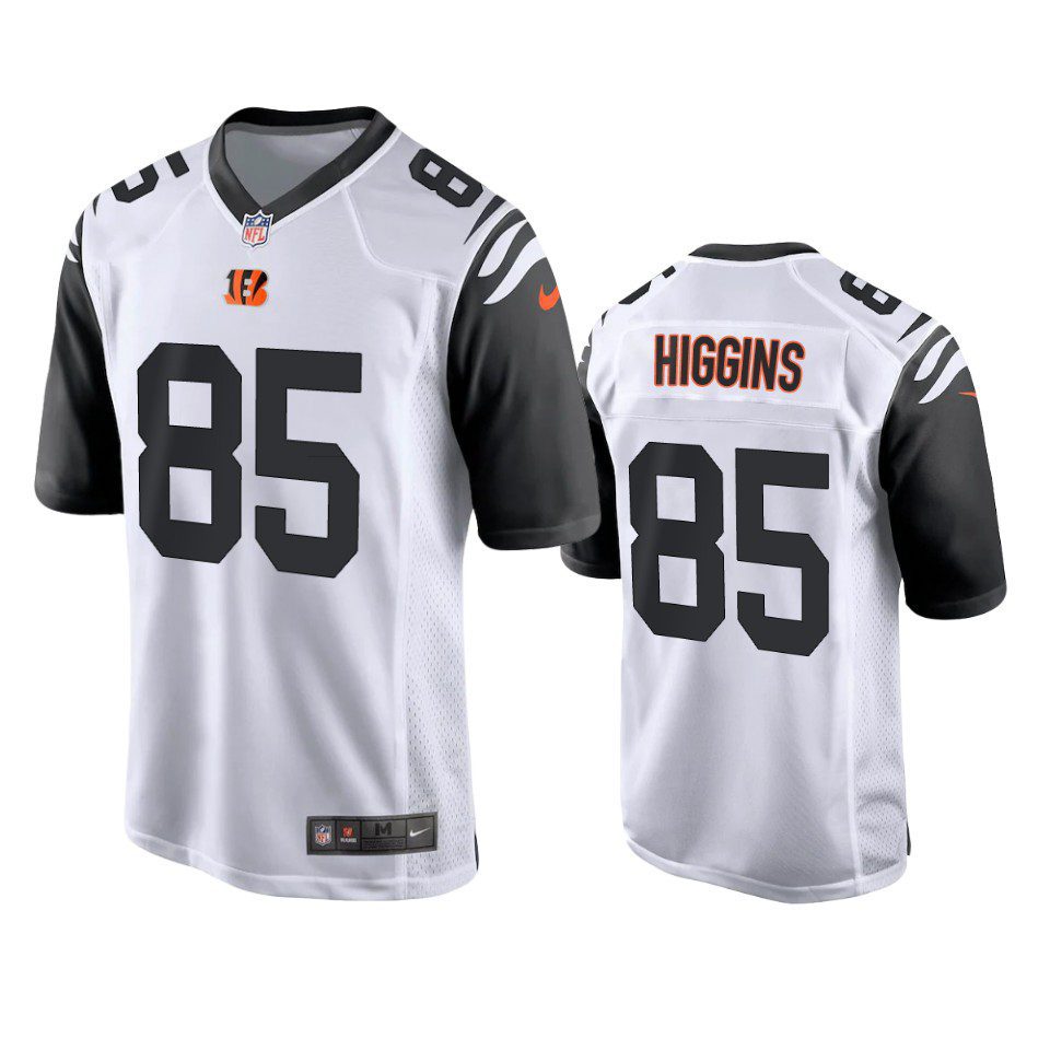 Cincinnati Bengals Tee Higgins White Alternate Game Jersey 1 tee higgins bengals alternate game white jersey