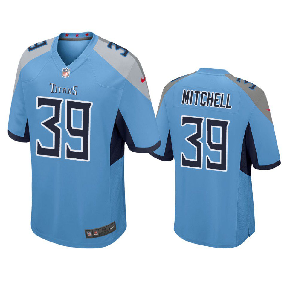 Tennessee Titans Terrance Mitchell Light Blue Game Jersey 1 terrance mitchell titans light blue game jersey