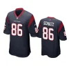 Dalton Schultz Houston Texans Navy Game Jersey 2 texans dalton schultz game navy jersey
