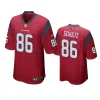 Dalton Schultz Houston Texans Red Game Jersey 2 texans dalton schultz game red jersey