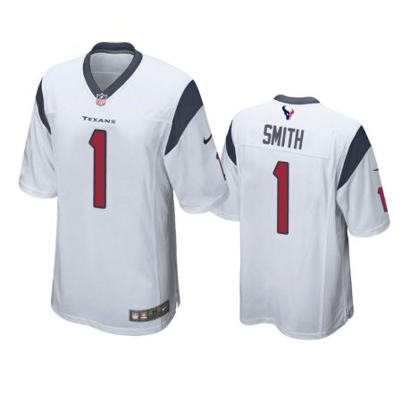 Tremon Smith Houston Texans White Game Jersey