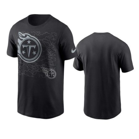 Tennessee Titans Black RFLCTV T-Shirt