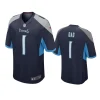 Tennessee Titans Navy Number 1 Dad Jersey - Men's 2 titans navy number 1 dad jersey