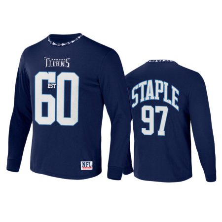 Tennessee Titans Navy Staple Core Long Sleeve T-Shirt
