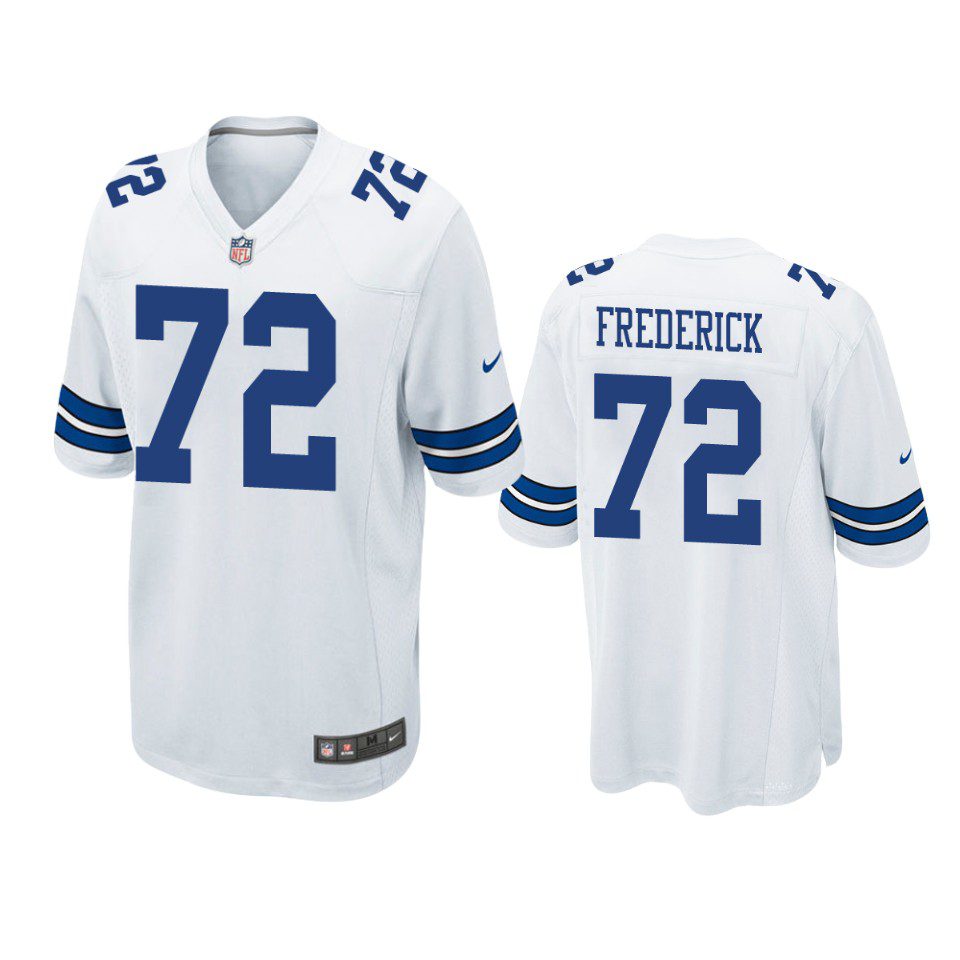 Dallas Cowboys Travis Frederick White Game Jersey 1 travis frederick cowboys white game jersey
