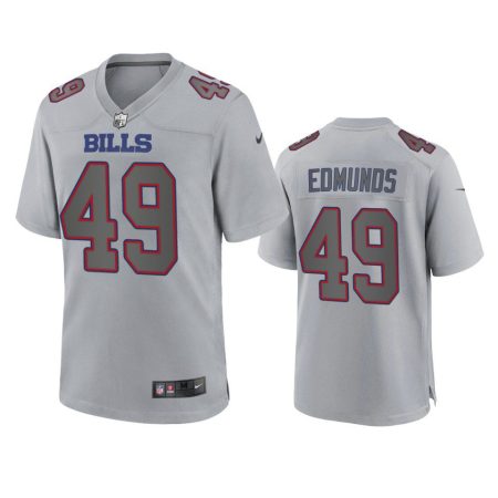 Buffalo Bills Tremaine Edmunds Gray Atmosphere Fashion Game Jersey
