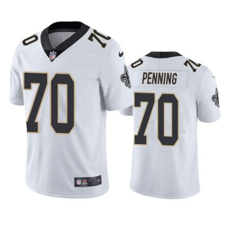 New Orleans Saints Trevor Penning White 2022 NFL Draft Vapor Limited Jersey