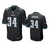 Philadelphia Eagles Trey Sermon Black Game Jersey 3 trey sermon eagles game black jersey