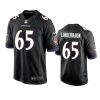 Baltimore Ravens Tyler Linderbaum Black 2022 NFL Draft Game Jersey 3 tyler linderbaum ravens black game jersey