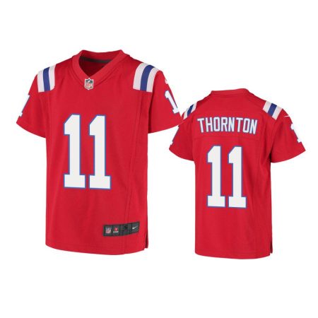 Youth Patriots Tyquan Thornton Red Game Jersey