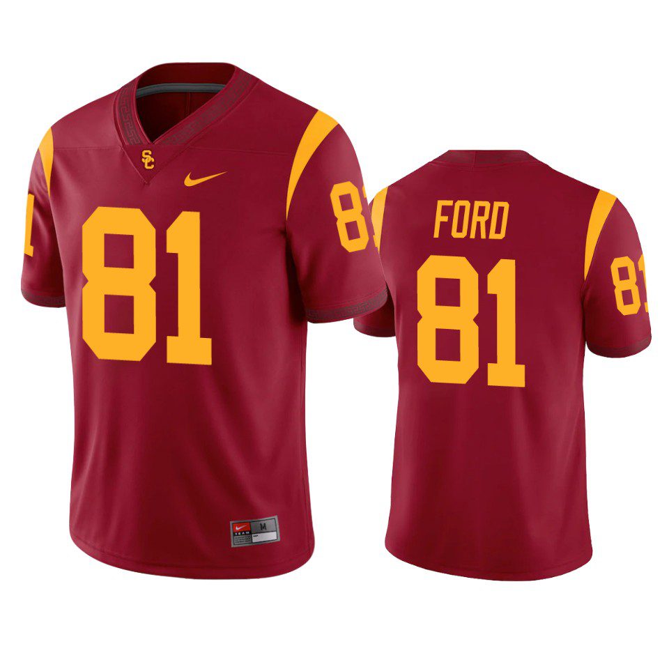 USC Trojans Kyle Ford Cardinal Game Jersey 1 usc trojans kyle ford cardinal game jersey