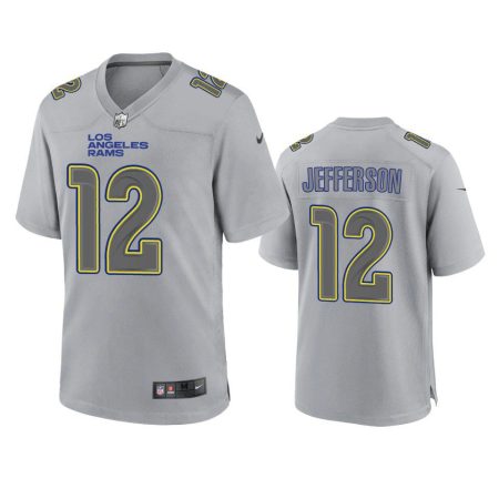 Los Angeles Rams Van Jefferson Gray Atmosphere Fashion Game Jersey