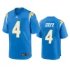 Los Angeles Chargers Will Grier Powder Blue Game Jersey 2 will grier chargers powder blue game jersey