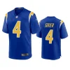Los Angeles Chargers Will Grier Royal Alternate Jersey 2 will grier chargers royal alternate jersey