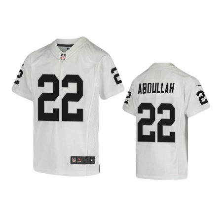 Youth Las Vegas Raiders Ameer Abdullah White Game Jersey