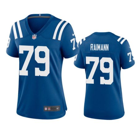 Women's Indianapolis Colts Bernhard Raimann Royal Game Jersey