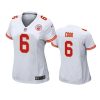 Women's Kansas City Chiefs Bryan Cook White Game Jersey 3 women bryan cook chiefs game white jersey