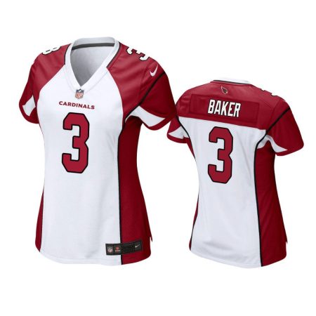 Women's Arizona Cardinals Budda Baker White Game Jersey