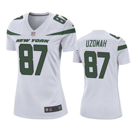 Women's New York Jets C.J. Uzomah White Game Jersey