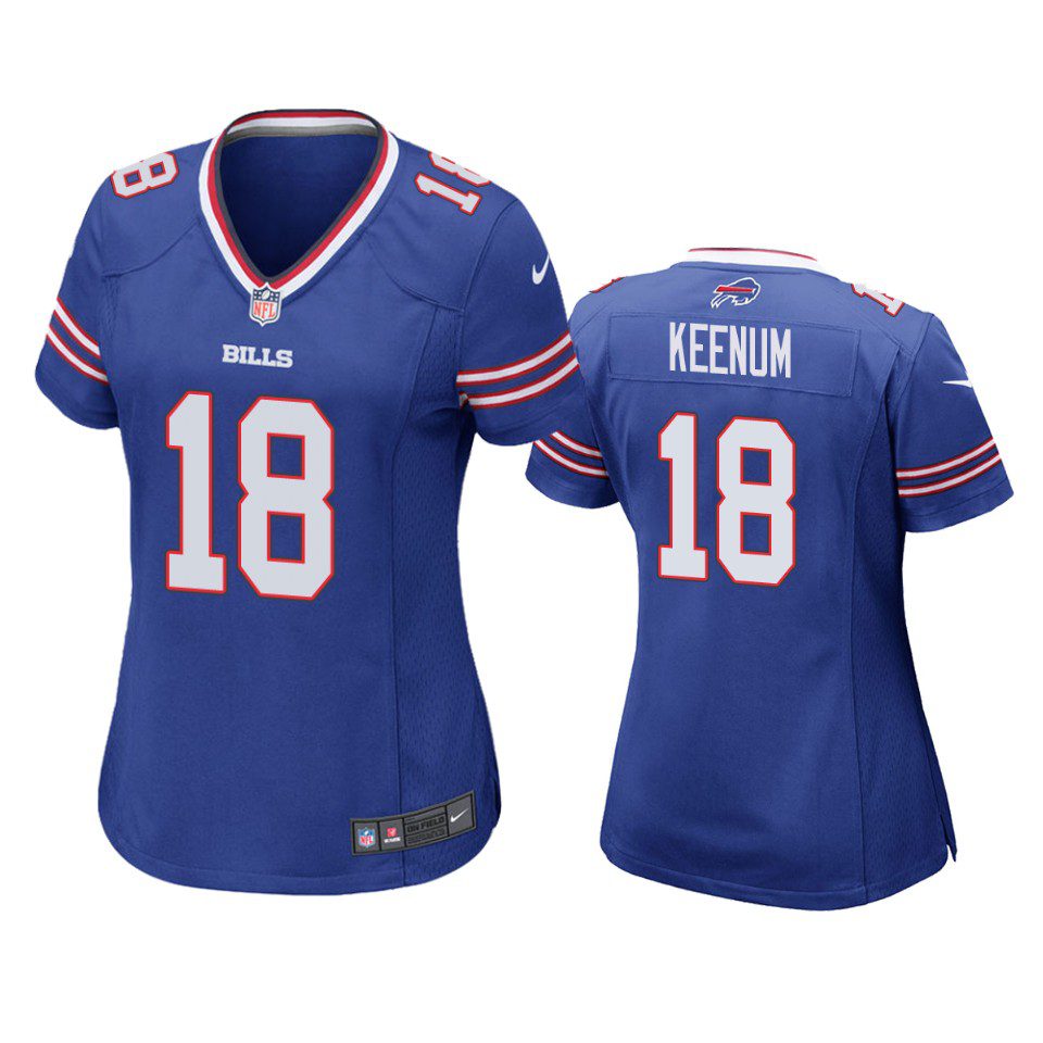 Women's Buffalo Bills Case Keenum Royal Game Jersey 1 women case keenum bills royal game jersey