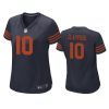 Women's Chicago Bears Chase Claypool Navy Throwback Game Jersey 2 women chase claypool bears navy throwback game jersey