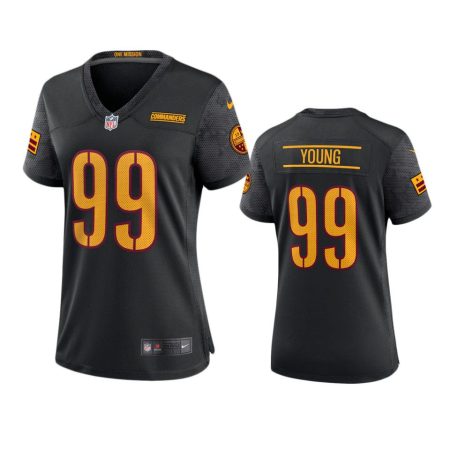 Women's Washington Commanders Chase Young Black Alternate Game Jersey