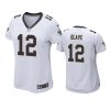 Women's New Orleans Saints Chris Olave White Game Jersey 2 women chris olave saints game white jersey