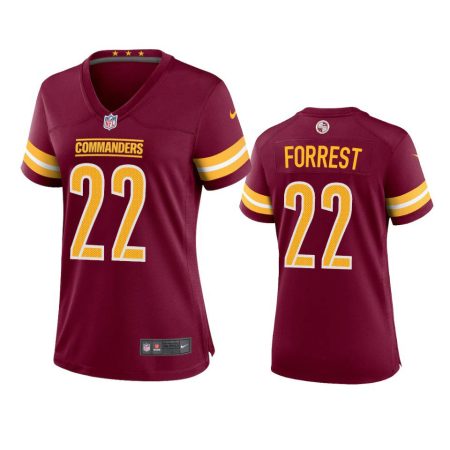 Women's Washington Commanders Darrick Forrest Burgundy Game Jersey