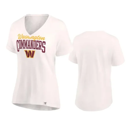 Women's Washington Commanders Oatmeal Motivating Force T-Shirt